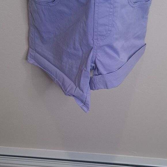 Fiorucci Lavender Overall Shorts with Adjustable Straps NWT Size 6US/ 40… - Picture 11 of 11